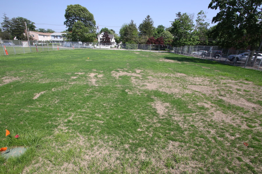 The field at the Watson School is still closed. Heavy rains after the first reseeding killed the young grass and created uneven terrain and patches of dirt.