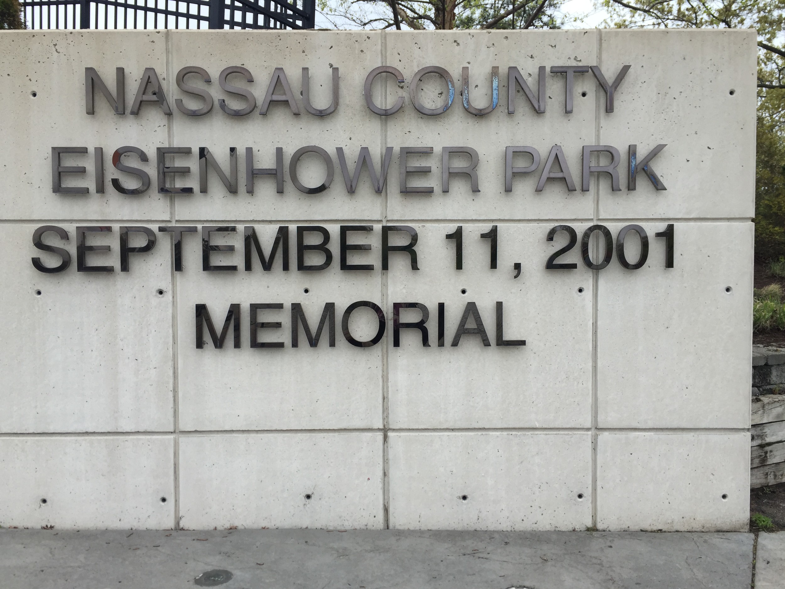 Visitors and passersby first noticed that a metal sign at the entrance to the memorial had rusted.