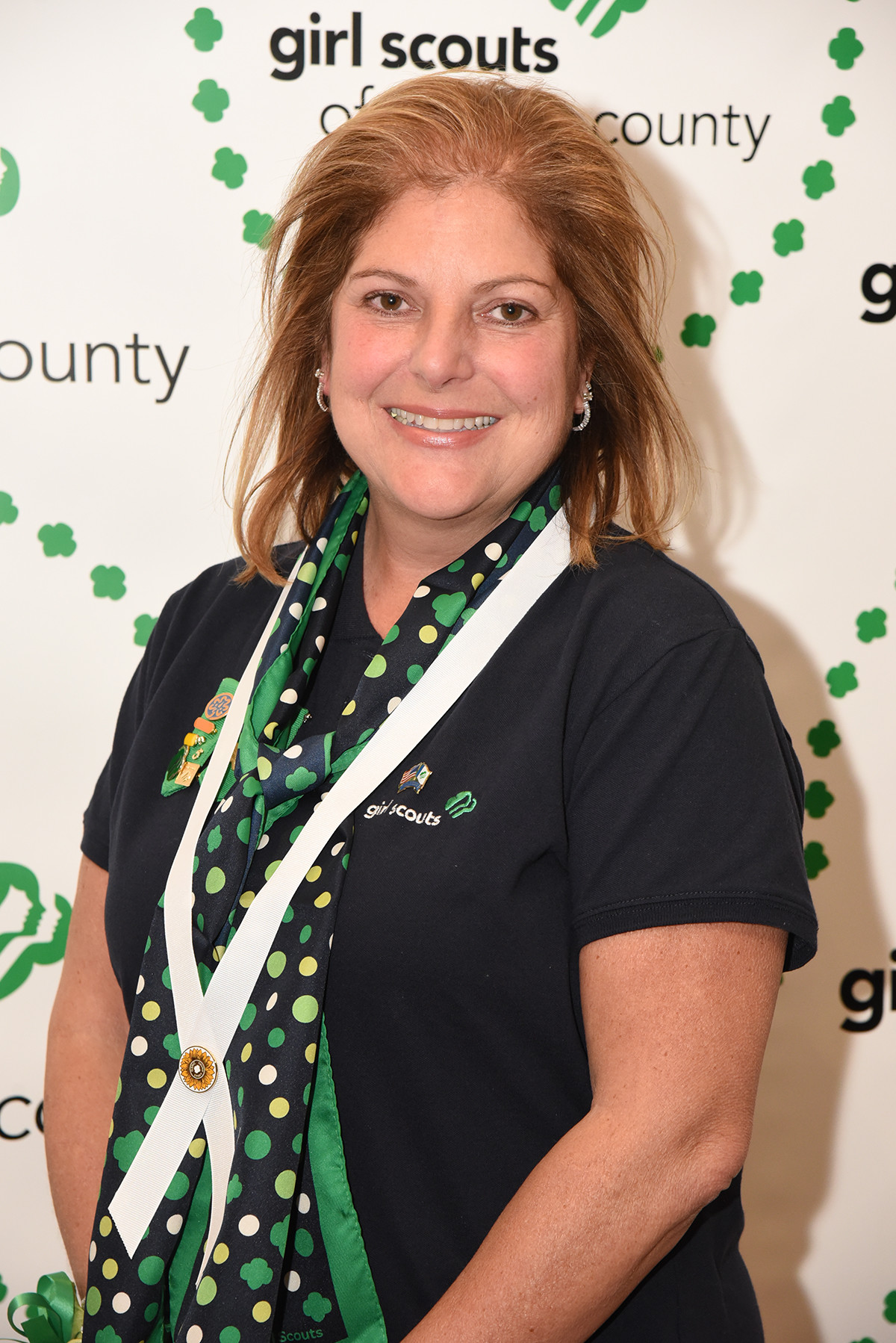 Valley Stream Girl Scouts leader Liz Stevens was honored for her lifelong achievements with the Girl Scouts.