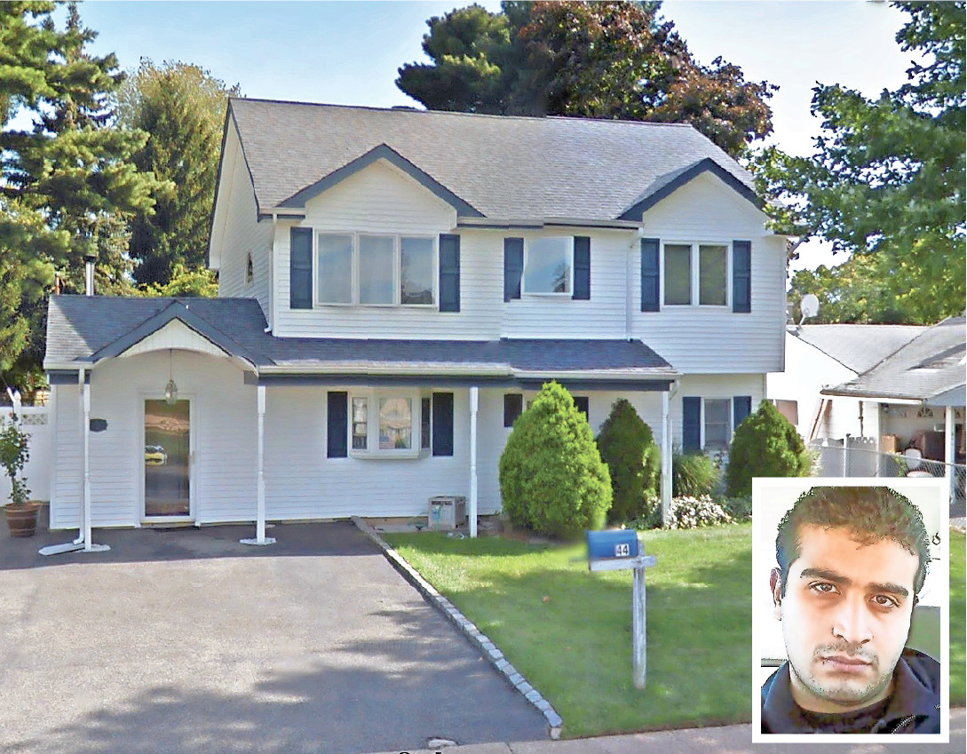 The New York Post reported that Omar Mateen, inset, once lived at 44 Land Lane, behind Bowling Green Elementary School, in Salisbury.
