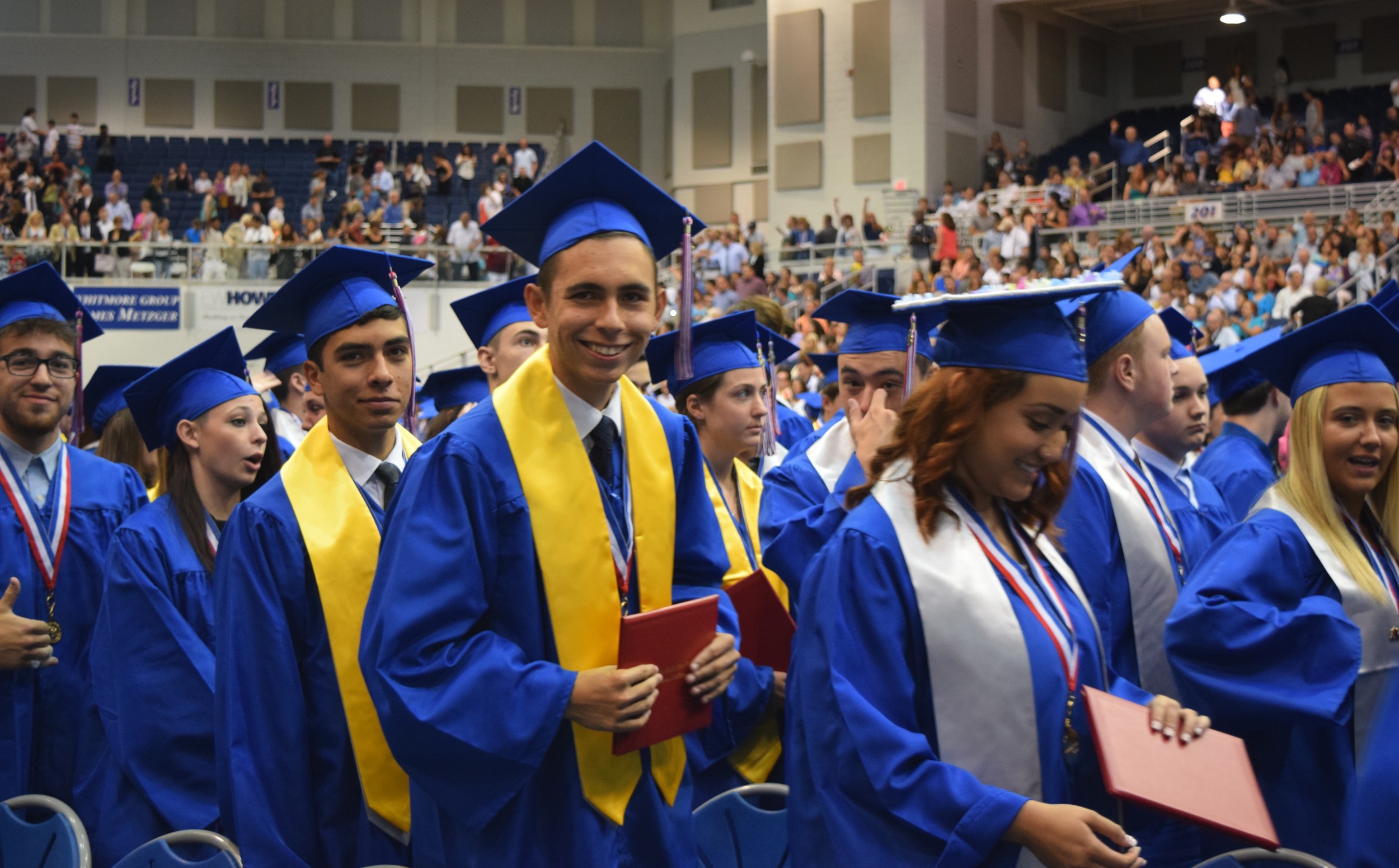 There was much excitement among the 329 graduates after their received their diplomas last Saturday morning.
