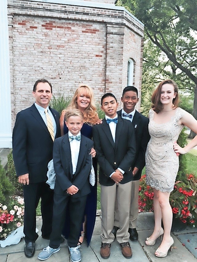 Becker is most passionate about his family. His is pictured here with his wife, Geralyn, and their four children Thomas, Joseph, David and Noelle.