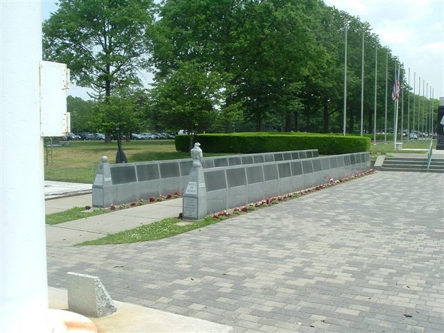 The Walls of Honor are located in Eisenhower Park.