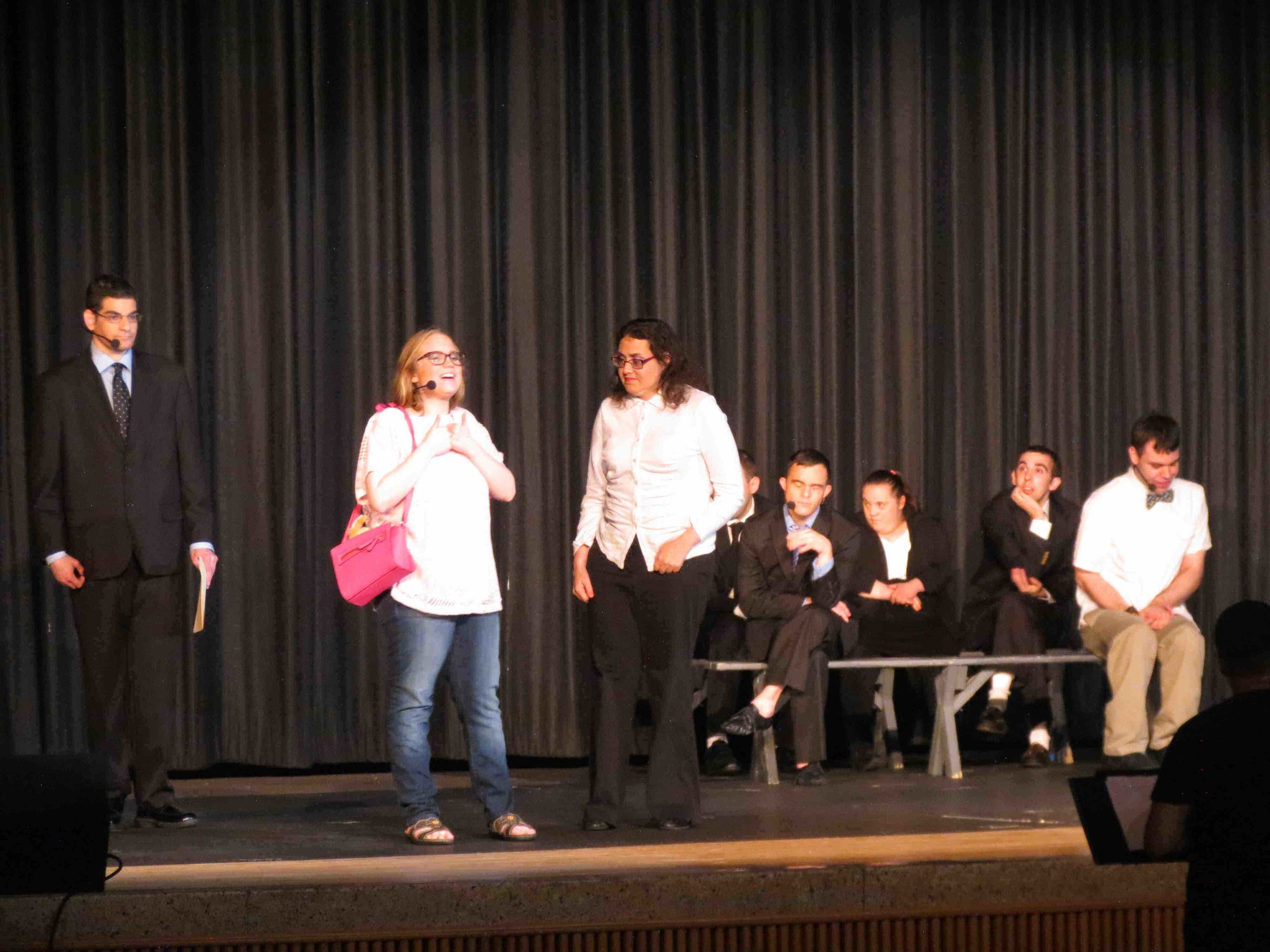 East Meadow School District officials said they were honored to welcome members of the FREE Players, a special needs acting troupe, to Clarke on June 3 and 4.
