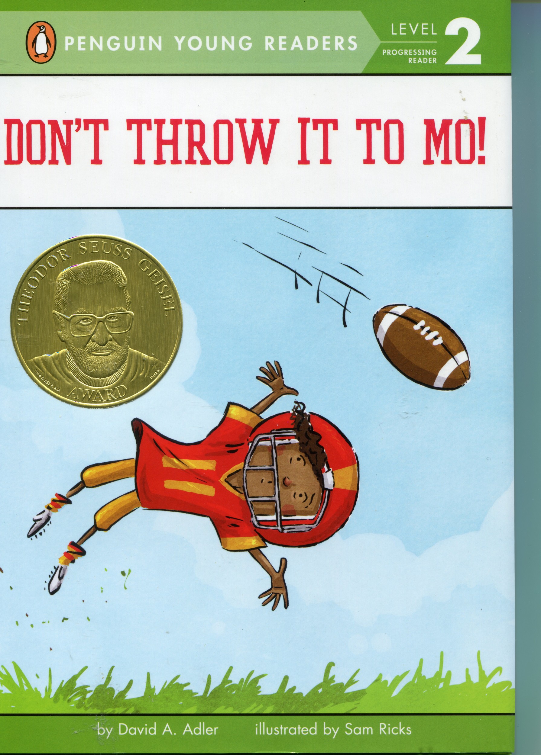 “Don’t Throw It to Mo” is the first in a new series of children’s books written by Woodmere resident David A. Adler.