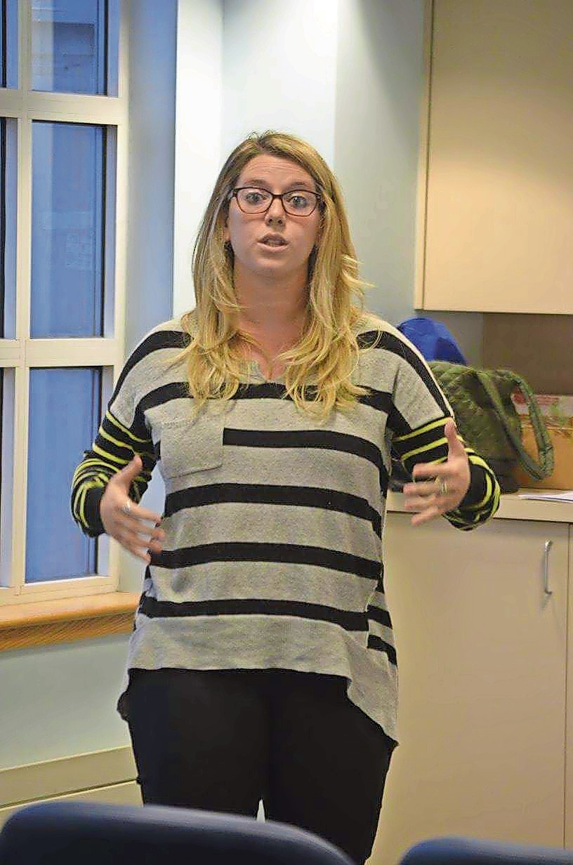 Brittany Becker, community education and prevention specialist for the Long Island Council on Alcohol and Drug Dependence, discussed the prevalence of drug use on Long Island’s South Shore.