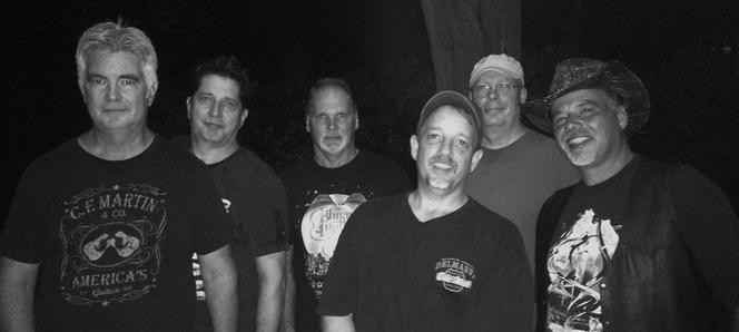 Dan Damania, far left, Steve Farella, Steve Killian, John Laguzzi, Jim Leach and Phil Franco formed Mountain Jam Orchestra, an Allman Brothers tribute band, in 2014.