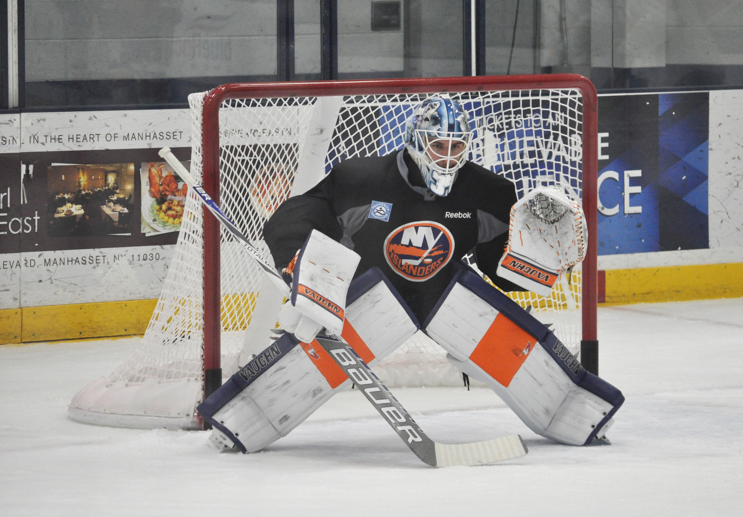 Goaltender Eamon McAdam, a third-round pick in 2013, comes off a big year at Penn State and made his pro debut with the AHL's Bridgeport Sound Tigers in April.