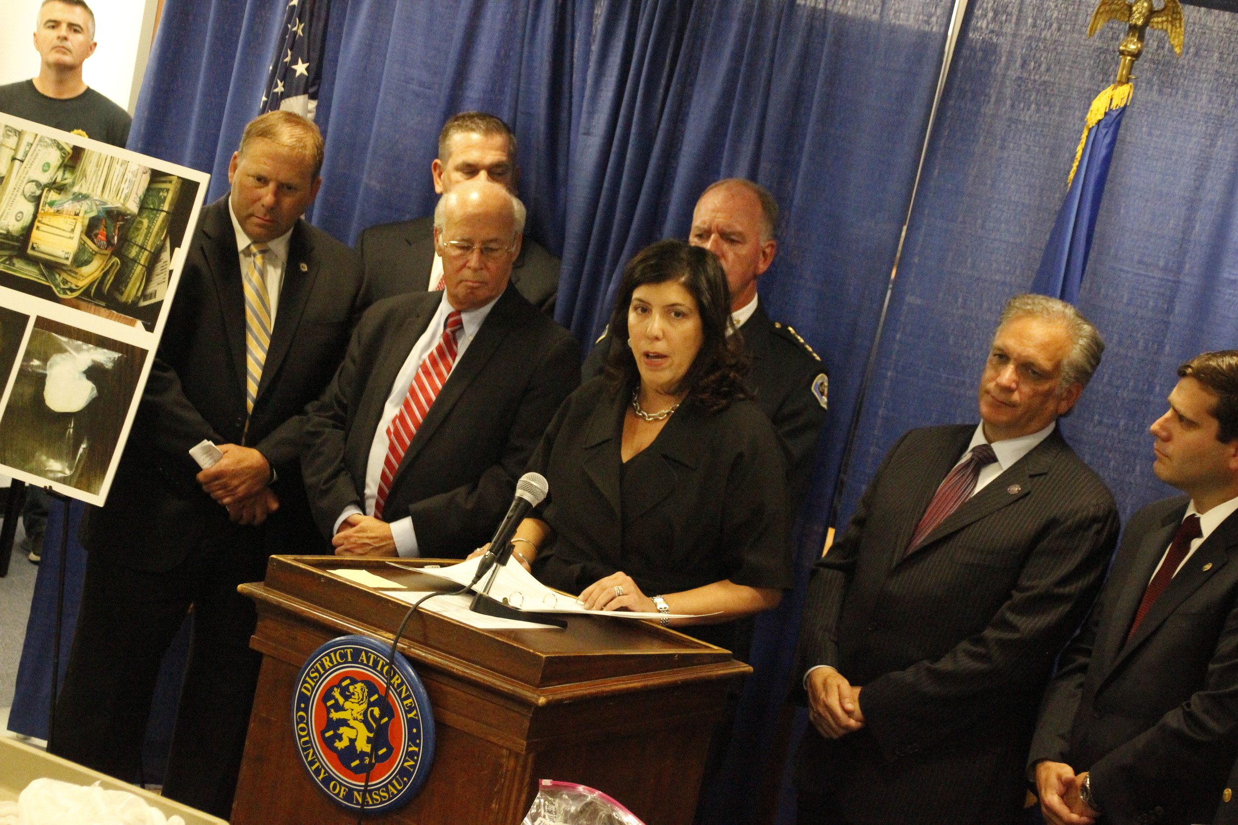 District Attorney Madeline Singas on July 14 announced that 31 people were indicted in one of Nassau County’s largest drug busts in history.