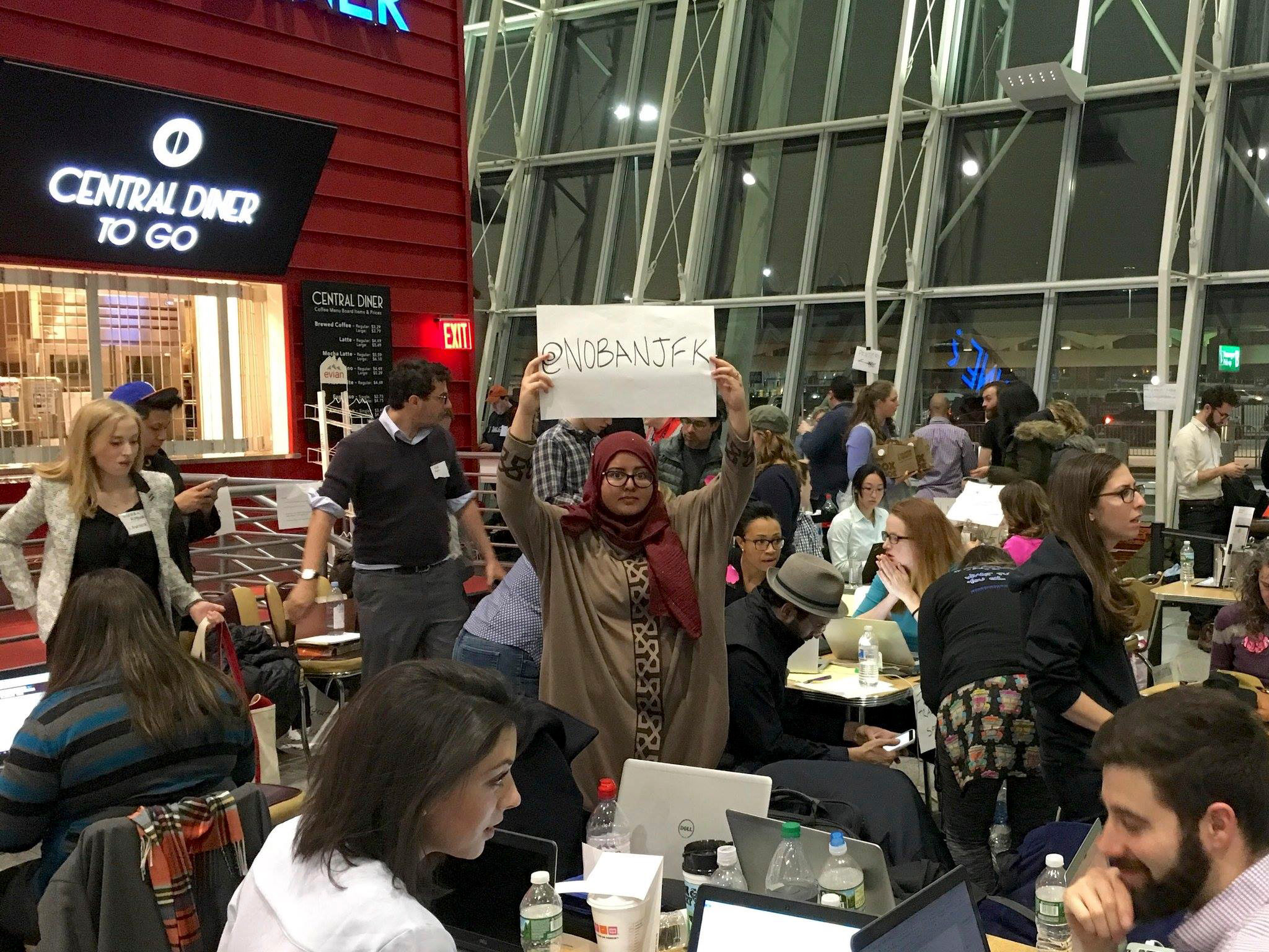 Legal volunteers mobilized over the weekend to offer free legal services to immigrants being held at JFK.