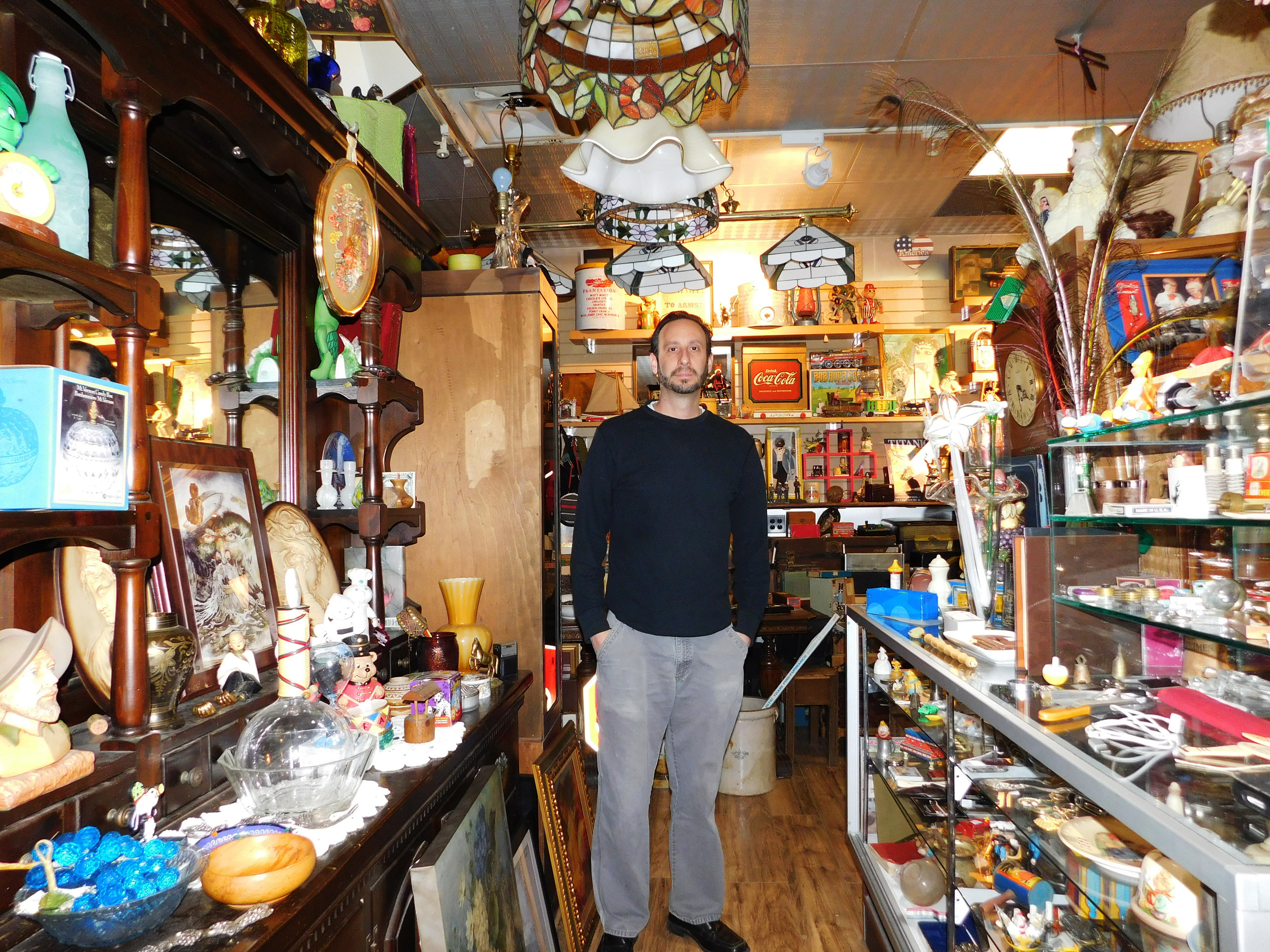 Tuzzolo took the Herald on a brief tour of his thrift shop, which doubles as a space to unload items when seniors downsize their living situations.