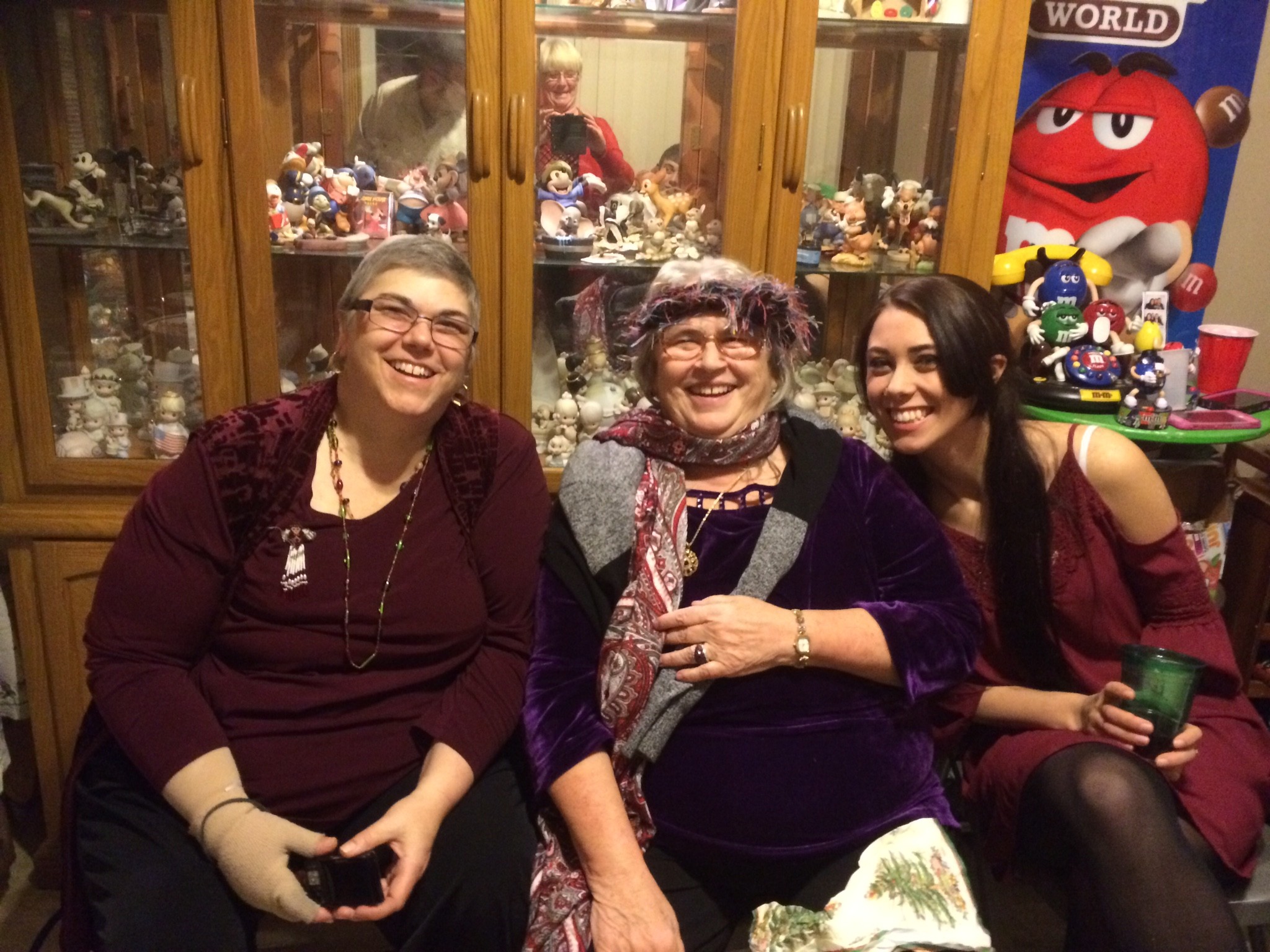 Toni Wilson, left, enjoyed one final Christmas Eve with her mother, Evelyn Henn, and daughter, Elizabeth, before succumbing to cancer on Feb. 26.