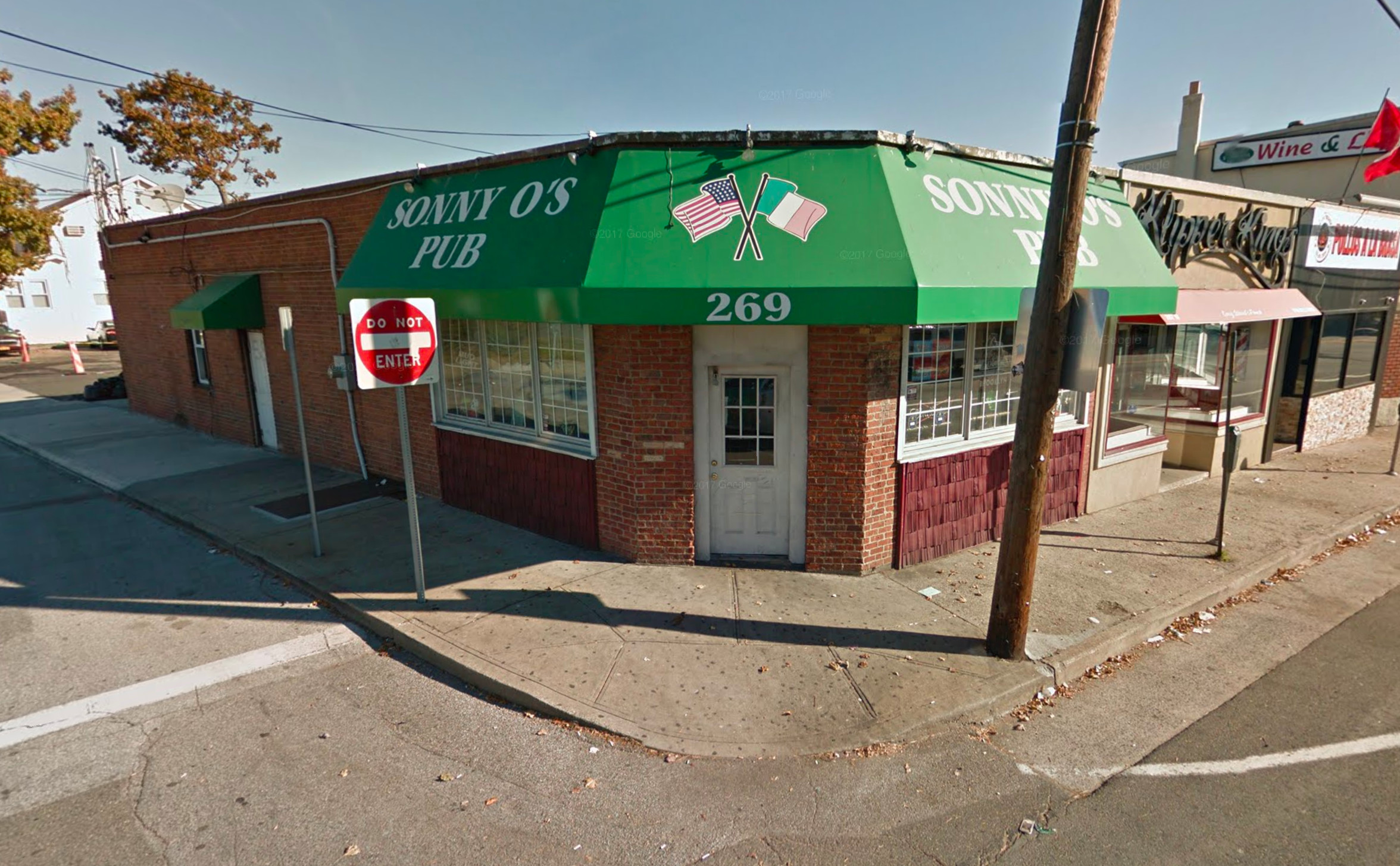 The man was found outside Sonny O's Pub, at 269 West Merrick Road, early Monday morning.