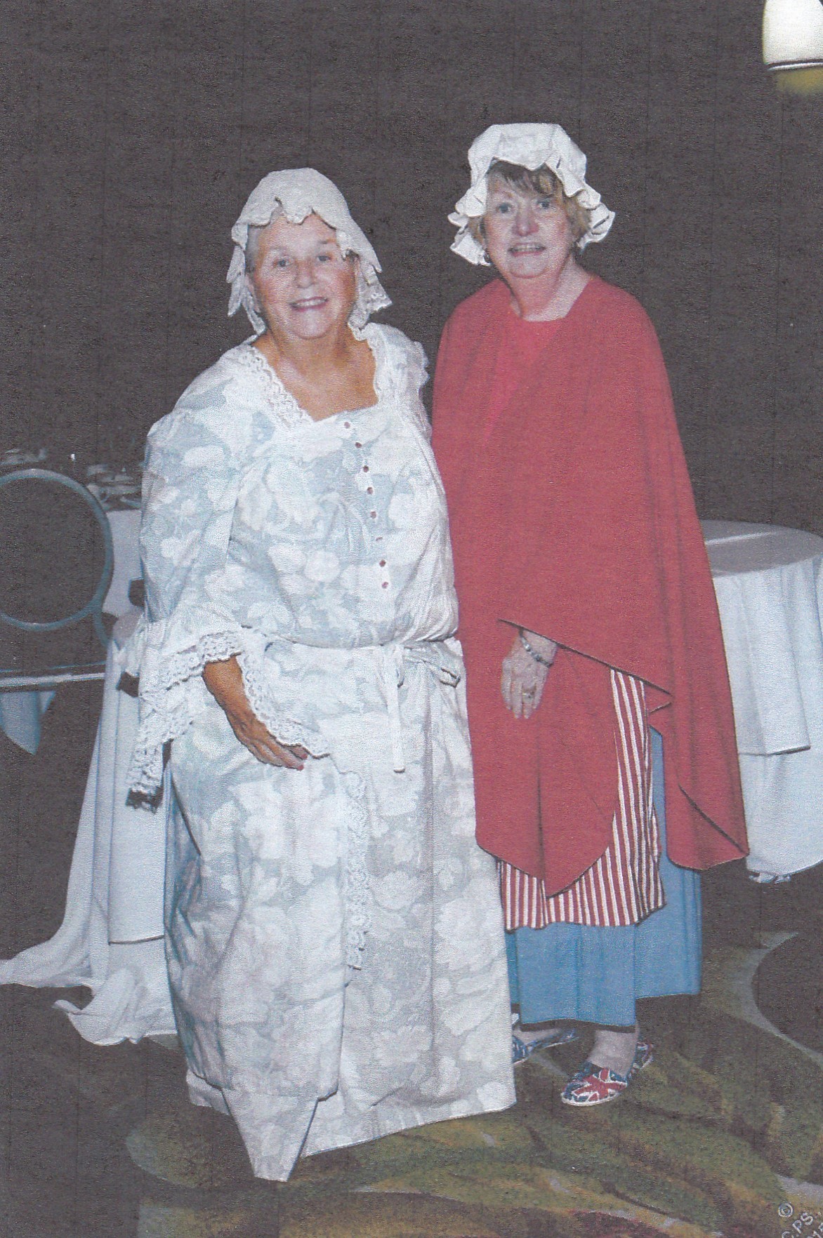 Regent Sandy Leonard, left, and Ellen Cook, of the Daughters of the American Revolution’s Jerusalem Chapter, have portrayed Agent 355 and Anna Smith Strong, respectively, at educational programs for members of the group and the community.