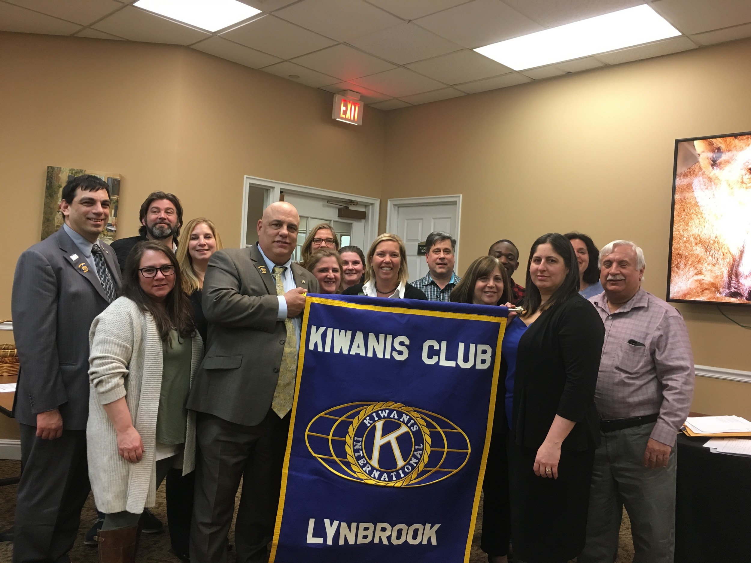 At the Lynbrook Kiwanis Club’s first meeting on March 22, 14 people were in attendance.