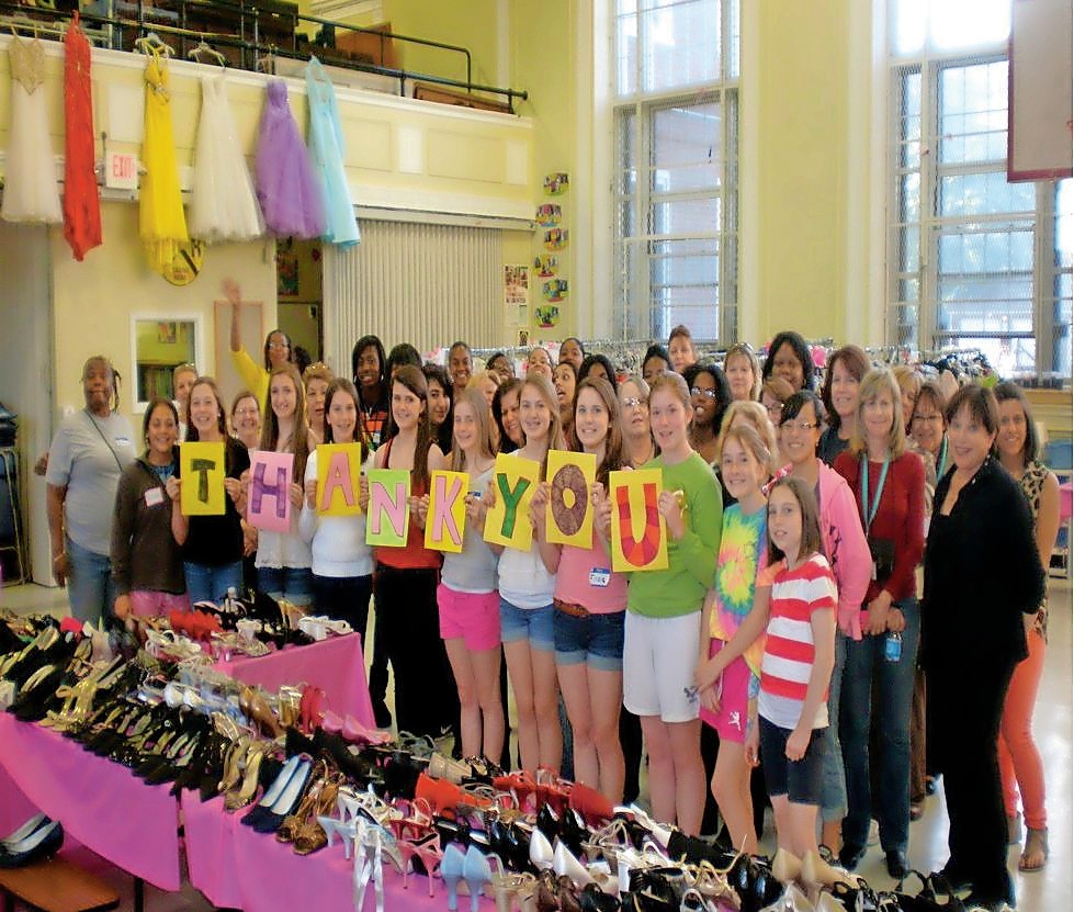 About 120 people help teens in need shop at the Long Island Volunteer Center Prom Boutique annually.