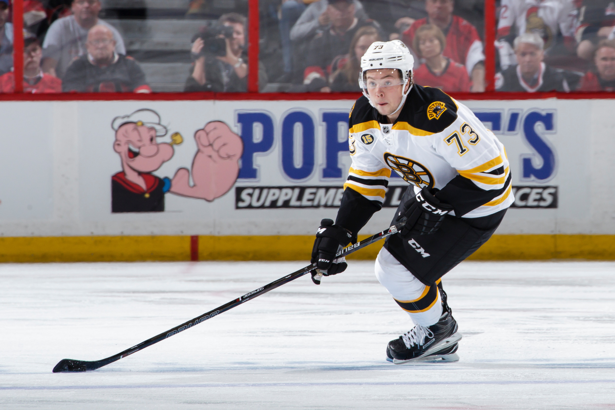 Long Beach native and Boston Bruins defenseman Charlie McAvoy skated against the Ottawa Senators in his National Hockey League debut on April 12 in Game 1 of the Stanley Cup playoffs. In Game 1, McAvoy logged the second-most time on ice behind Zdeno Chara, and recorded his first point in Game 3.