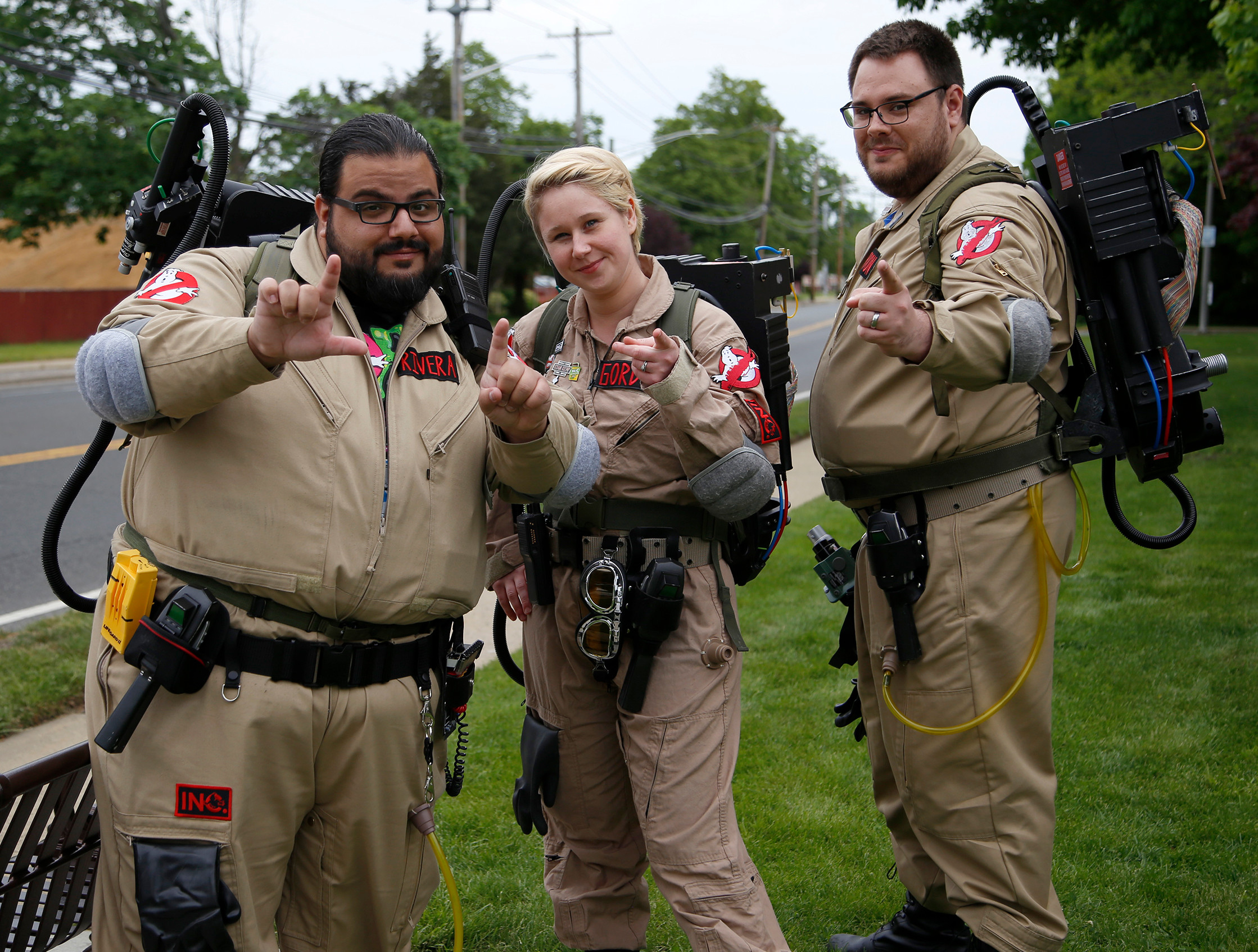 Several members of the official group, The New Ghostbusters of Long Island, visited EMCon, including Charlie Rivera, Valerie Gordon and Sean Gordon.