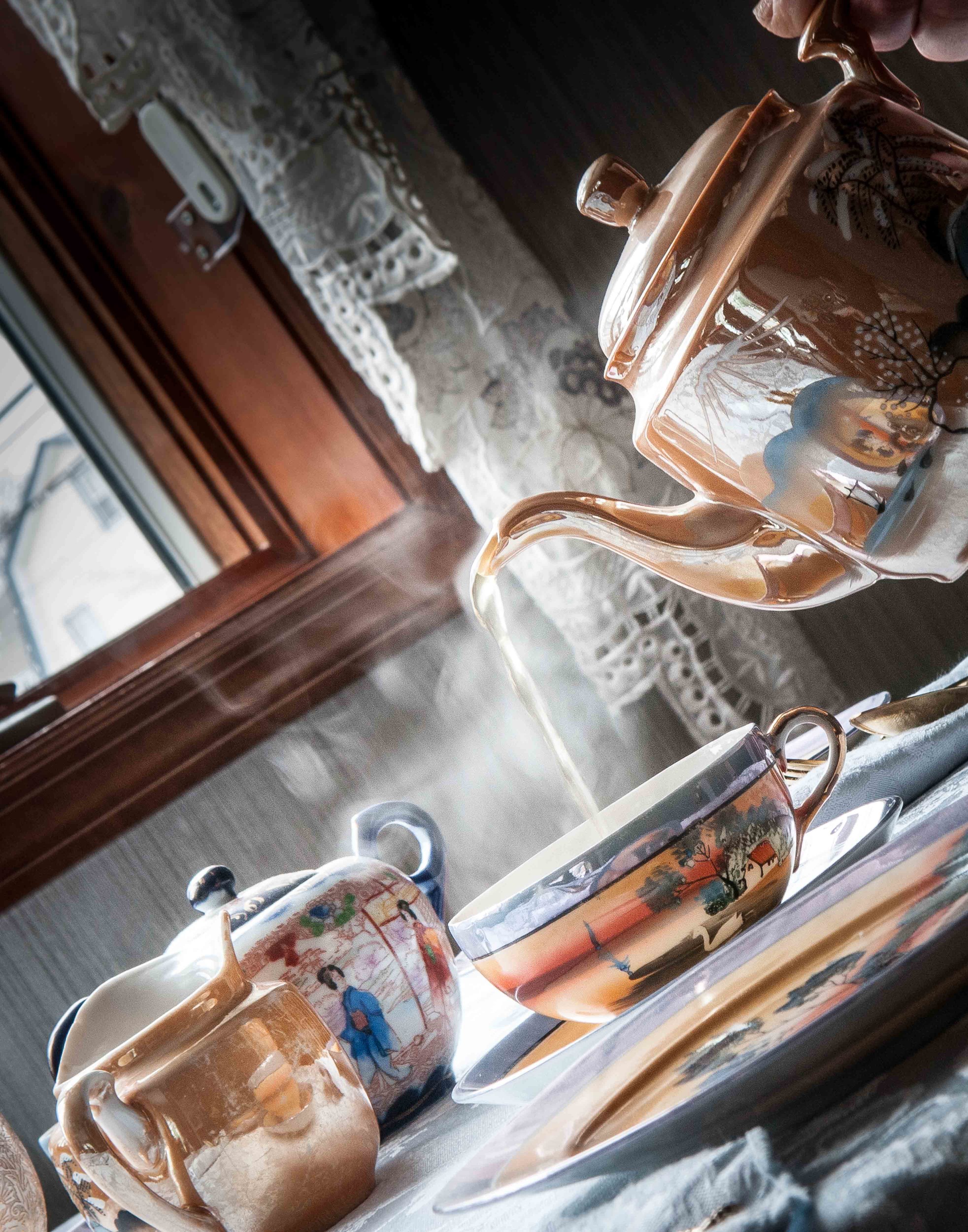 “Tea with Grandma” was photographed by Oceanside artist Barbara Cittadino.