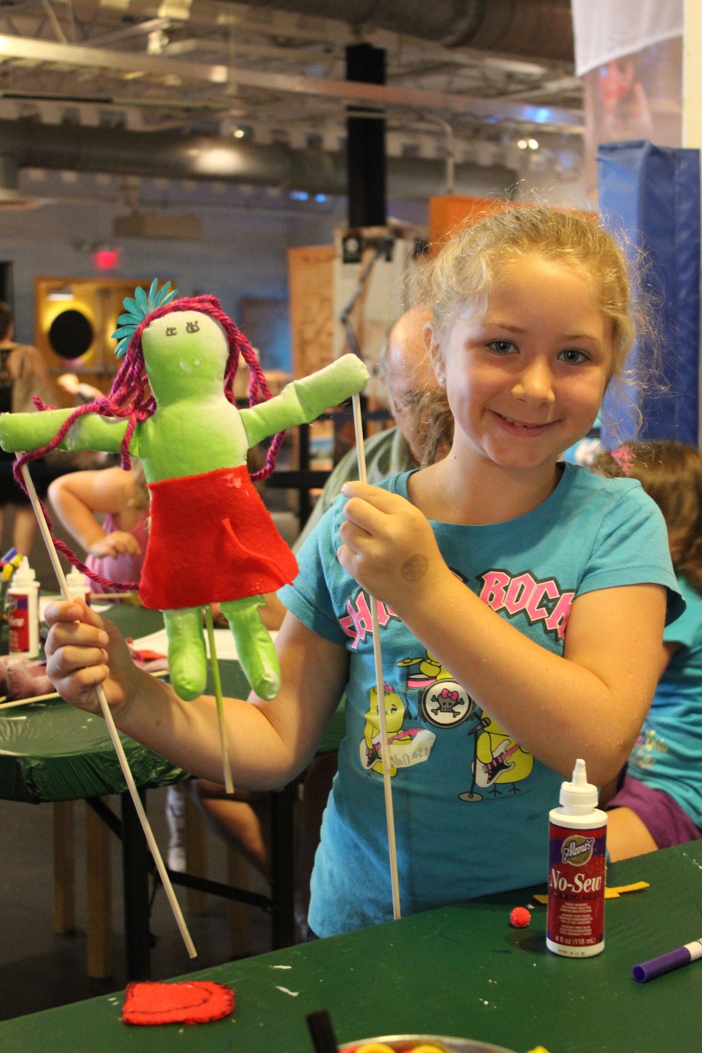 Puppets are taking over Long Island Children's Museum, every weekday afternoon.