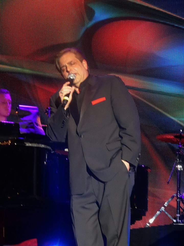 Tony B sings the Jolson standards, a popular segment of the festival each year.