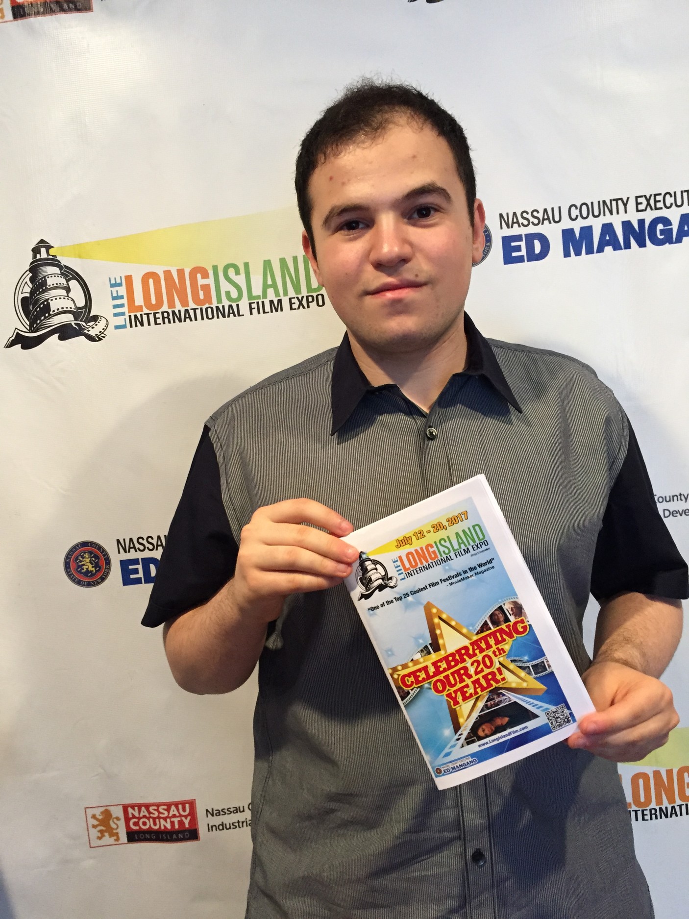 Max Hechtman at the Long Island International Film Expo.