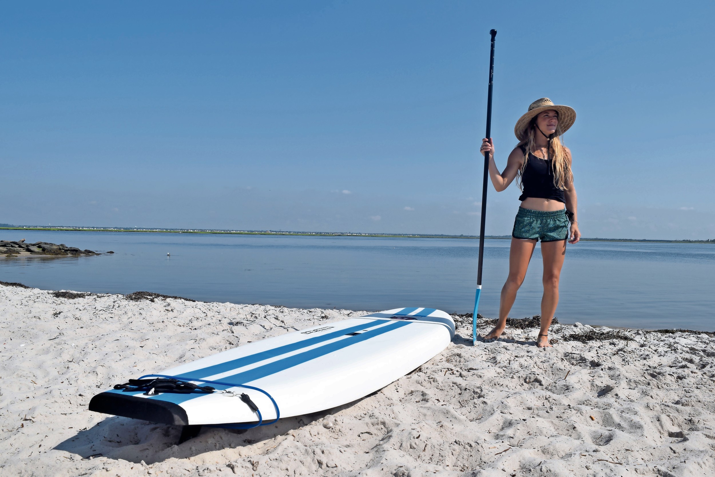 Hanono, 30, has been a certified paddleboard instructor for five years.