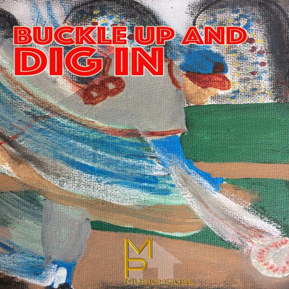 The track art for “Buckle Up and Dig In,” a country music song based on OHS literature teacher Frank Nappi’s novel series about an autistic major league baseball player.