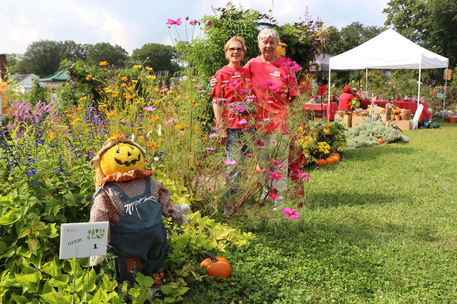 East Meadow Farm Master Gardeners Veronica Caiazza and Nonie Muellers joined community members for the farm’s annual Family Fun Day on Sept. 16.