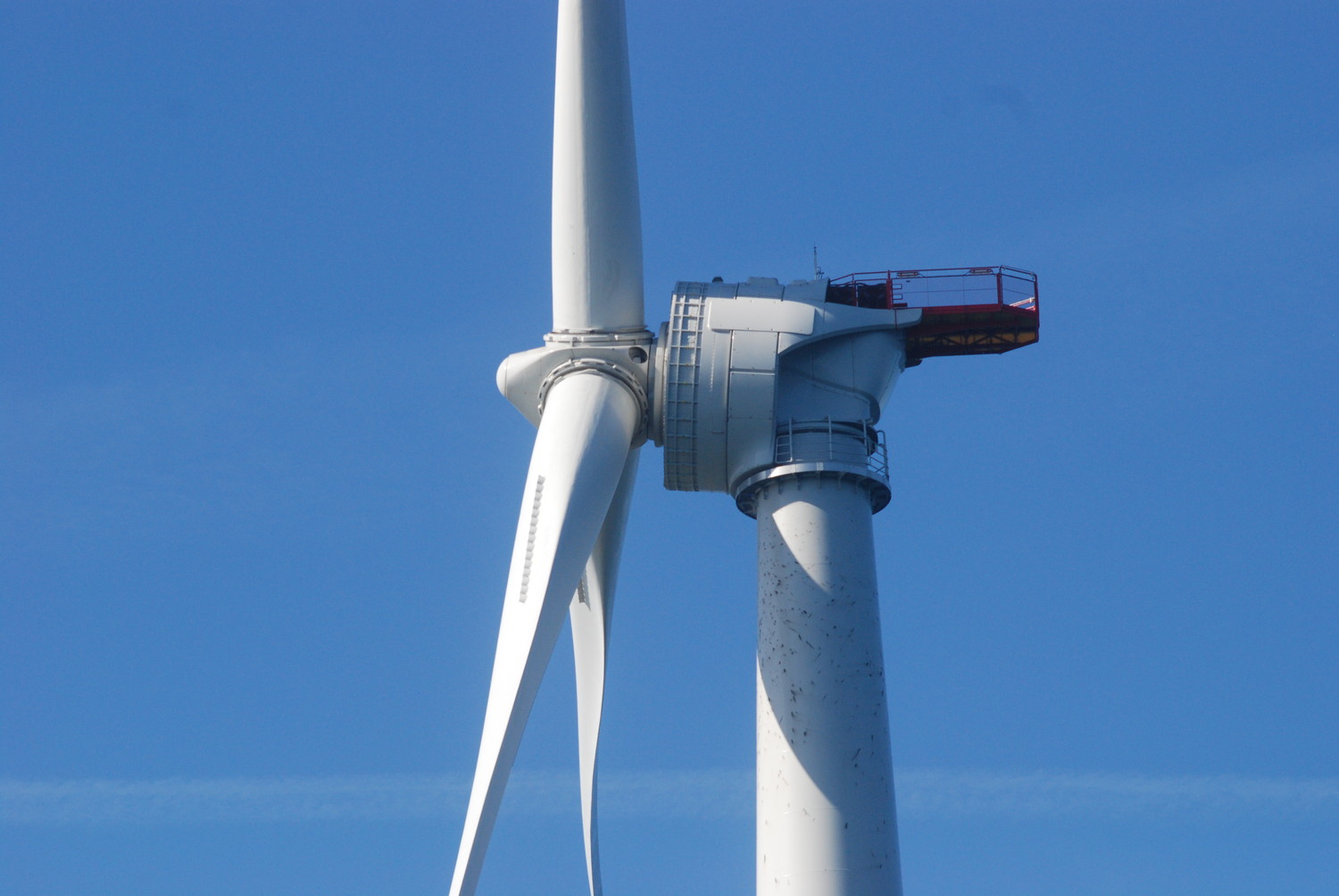 The turbines can spin the windmills' blades at more than 200 miles per hour, according to Deepwater Wind officials.