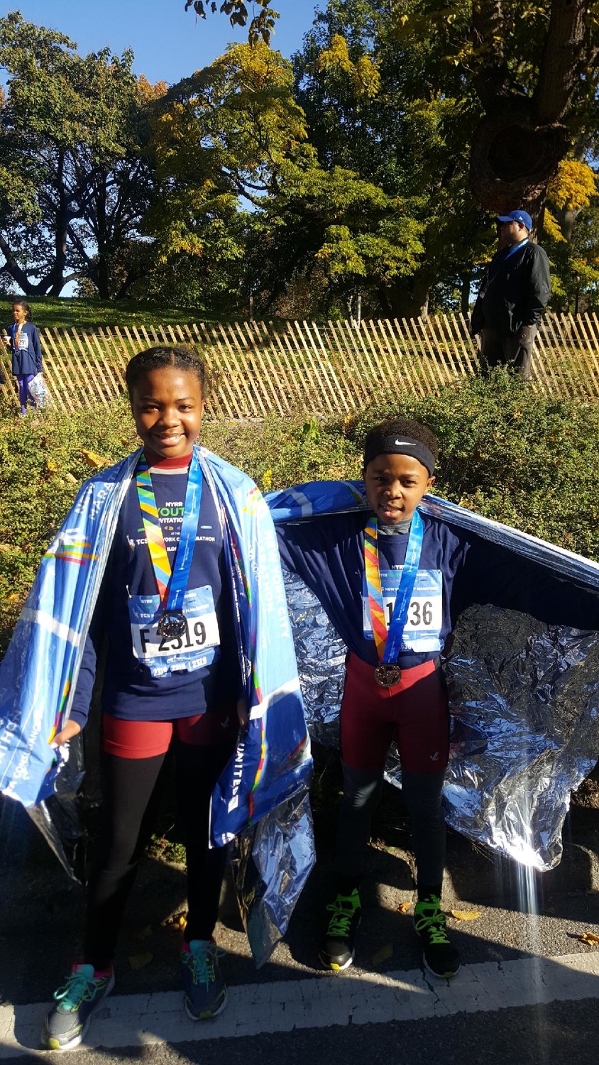 Abigail and Adam Jefferies ran in the junior New York Marathon last year, and plan to do so again on Nov. 6.
