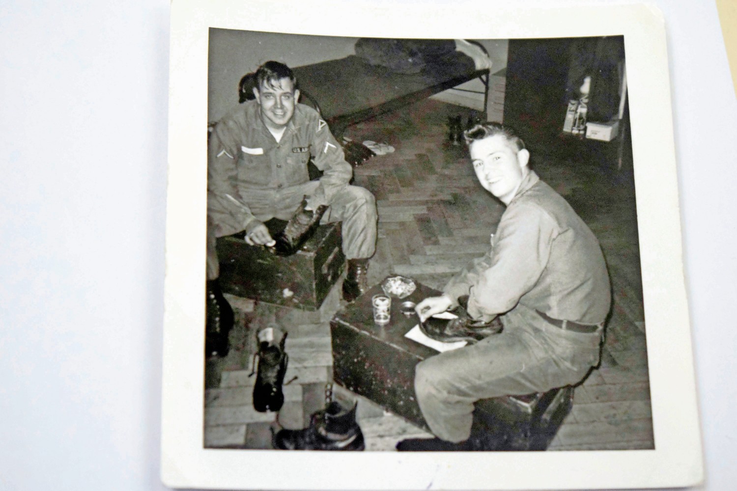 William Hoehn shined his boots during downtime while on border patrol in West Berlin in 1966. The Seaford native told the Herald this week how he was drafted into the Army at the height of the Vietnam War.