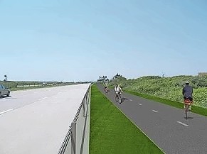 The new 4.5-mile Jones Beach Shared Use Path project is slated for completion in summer 2019.
