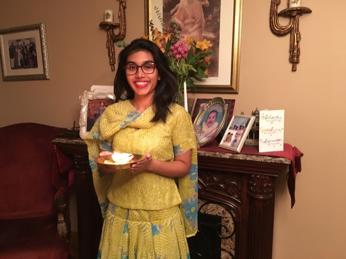 Abigail Arjune lit diyas to celebrate Diwali, and petitioned the school board to add the holiday on the school calendar.