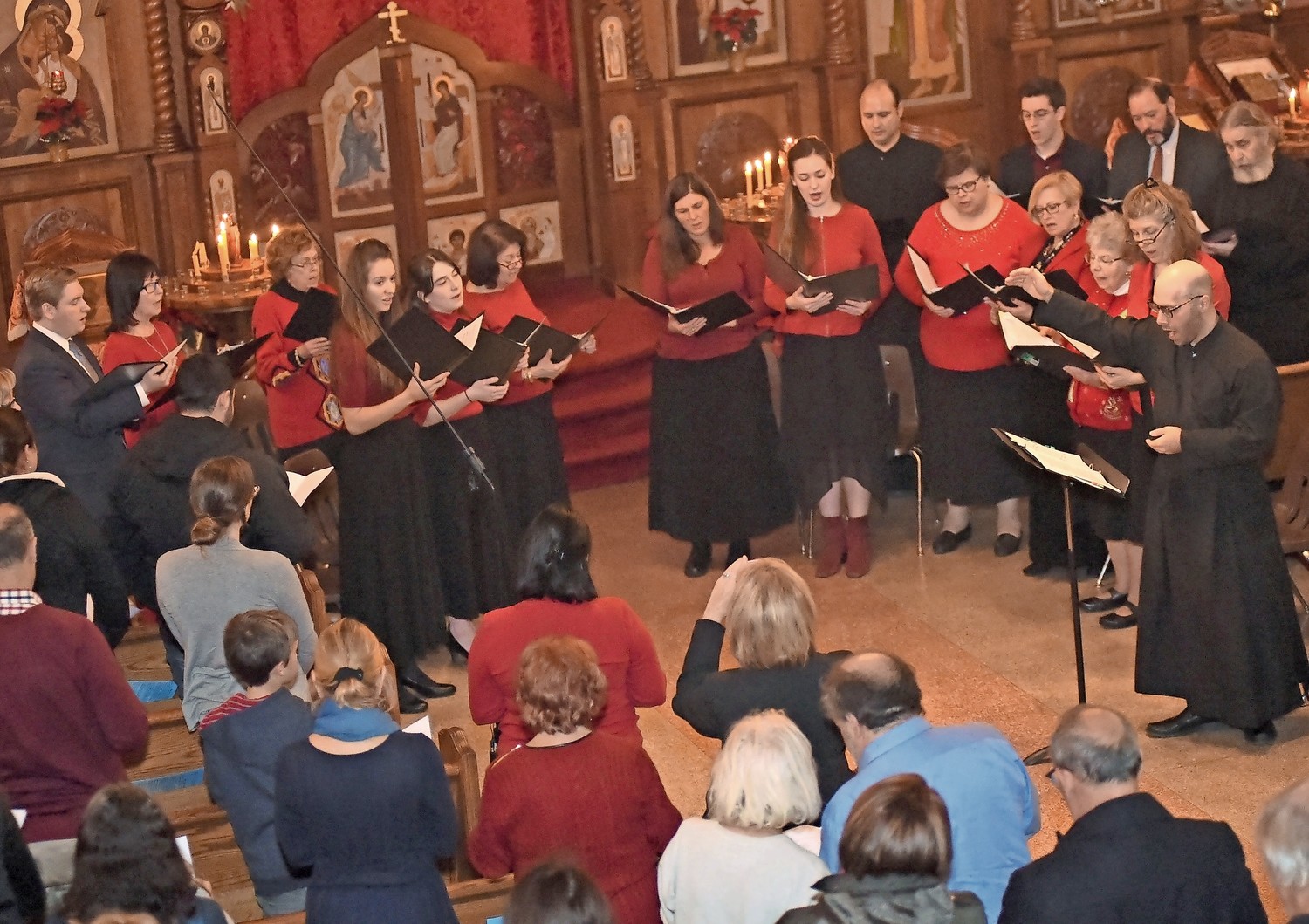 The Holy Trinity Orthodox Church rang in the festive holiday season during its annual Christmas concert on Dec. 2. The church choir sang a medley of spiritual songs, led by music Director Dr. Nicholas Reeves.