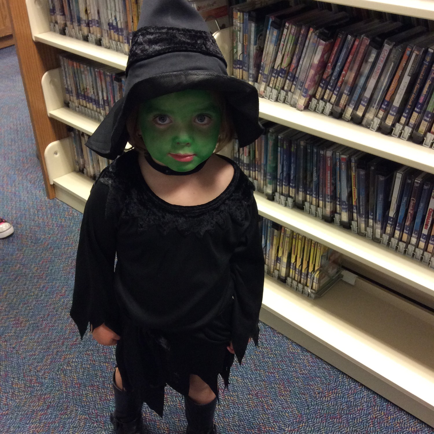 This little witch,Ava Nagy, is too adorable to scare anyone!