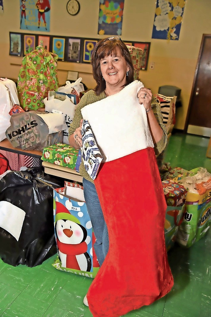 Diane McPartland stuffed a stocking with presents last December.