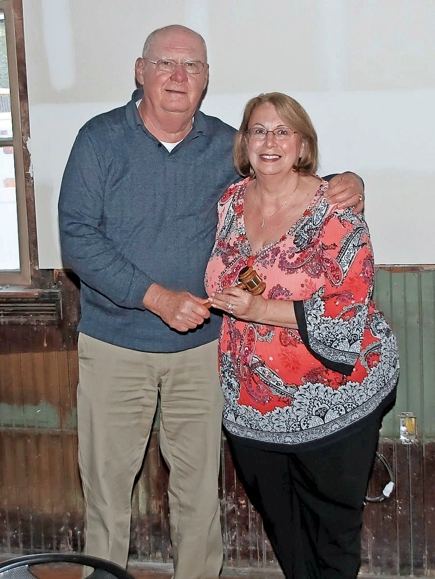 Former historical society President Charlie Wroblewski handed the reins to Judy in 2015.