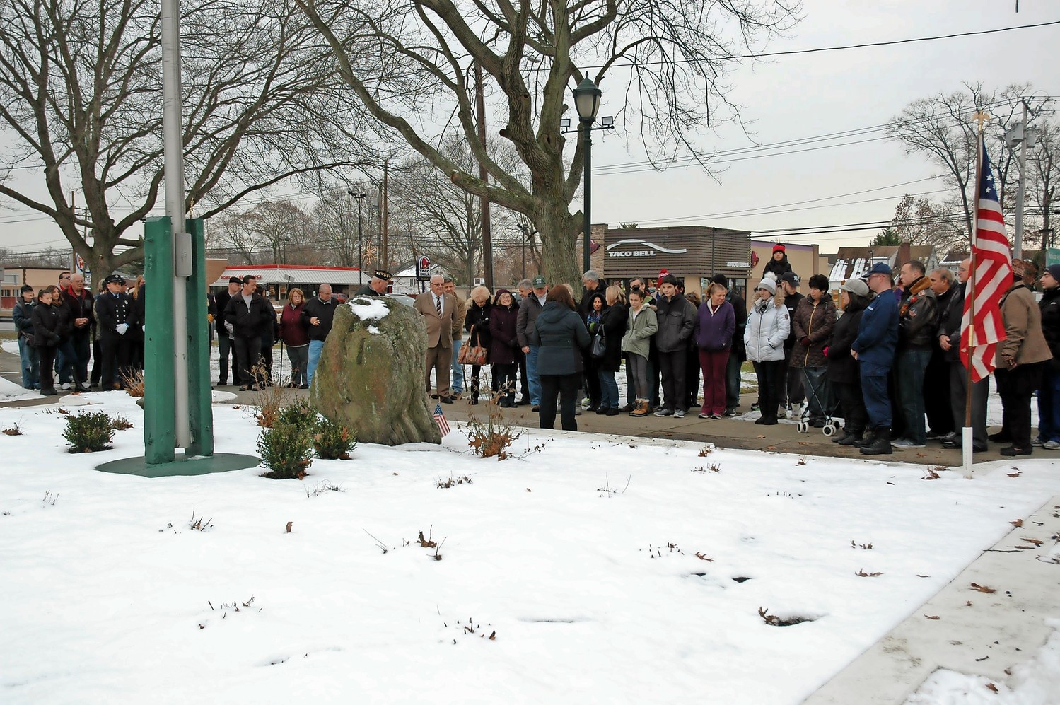 Members from various community groups in Seaford attended an Eagle Scout dedication ceremony on Dec. 17.