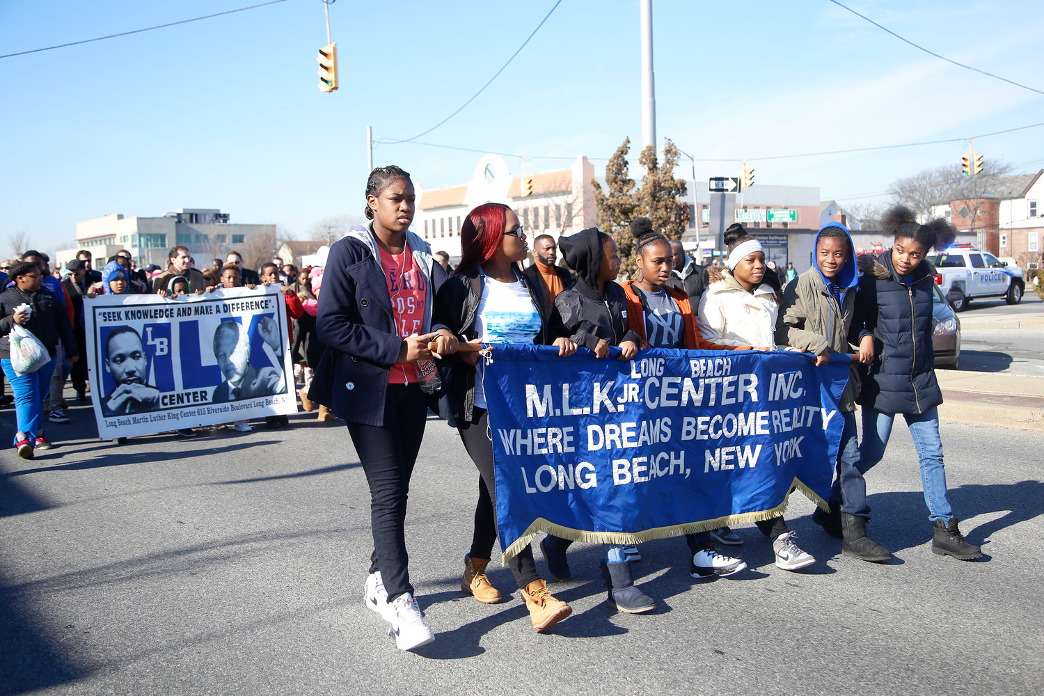 Hundreds turned out for last year’s march, which closely followed the route Martin Luther King Jr. walked during his visit to Long Beach in 1968.