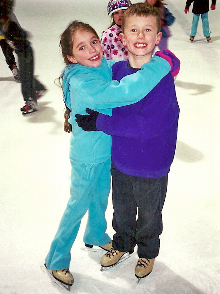 Danielle and Alex Gamelin got their start ice dancing in training programs at the Newbridge Arena in Bellmore in 2000.