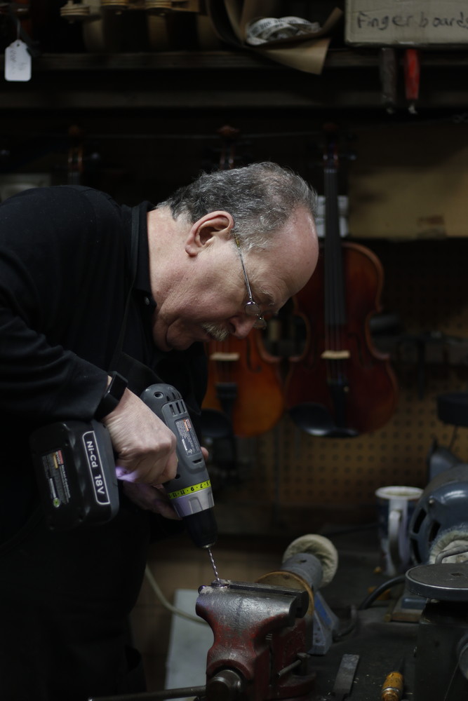Whereas some shops order pieces needed for repairs, Kolstein’s makes them in house. The shop also supplies instrument rentals for school districts across Long Island, including in Baldwin.