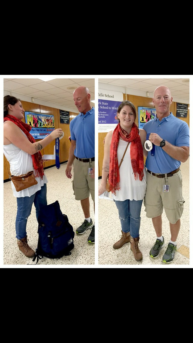 Logan returned to Oceanside, after her success at the 2014 Winter Olympics. There she visited her former phys. ed. teacher at Oceanside Middle School, George Wynn. “She doesn’t forget where she came from,” Wynn recounted of the visit. “That’s the kind of kid she is.”