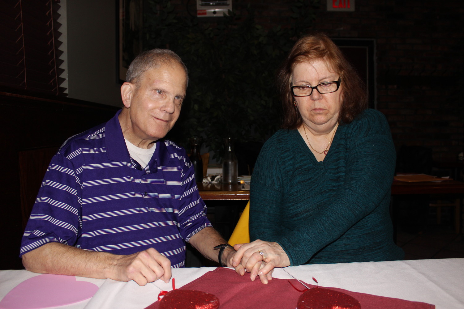 Jeffrey Witt, 70, and his wife Maryann, 68, of Rockville Center, have been together for 22 years.
