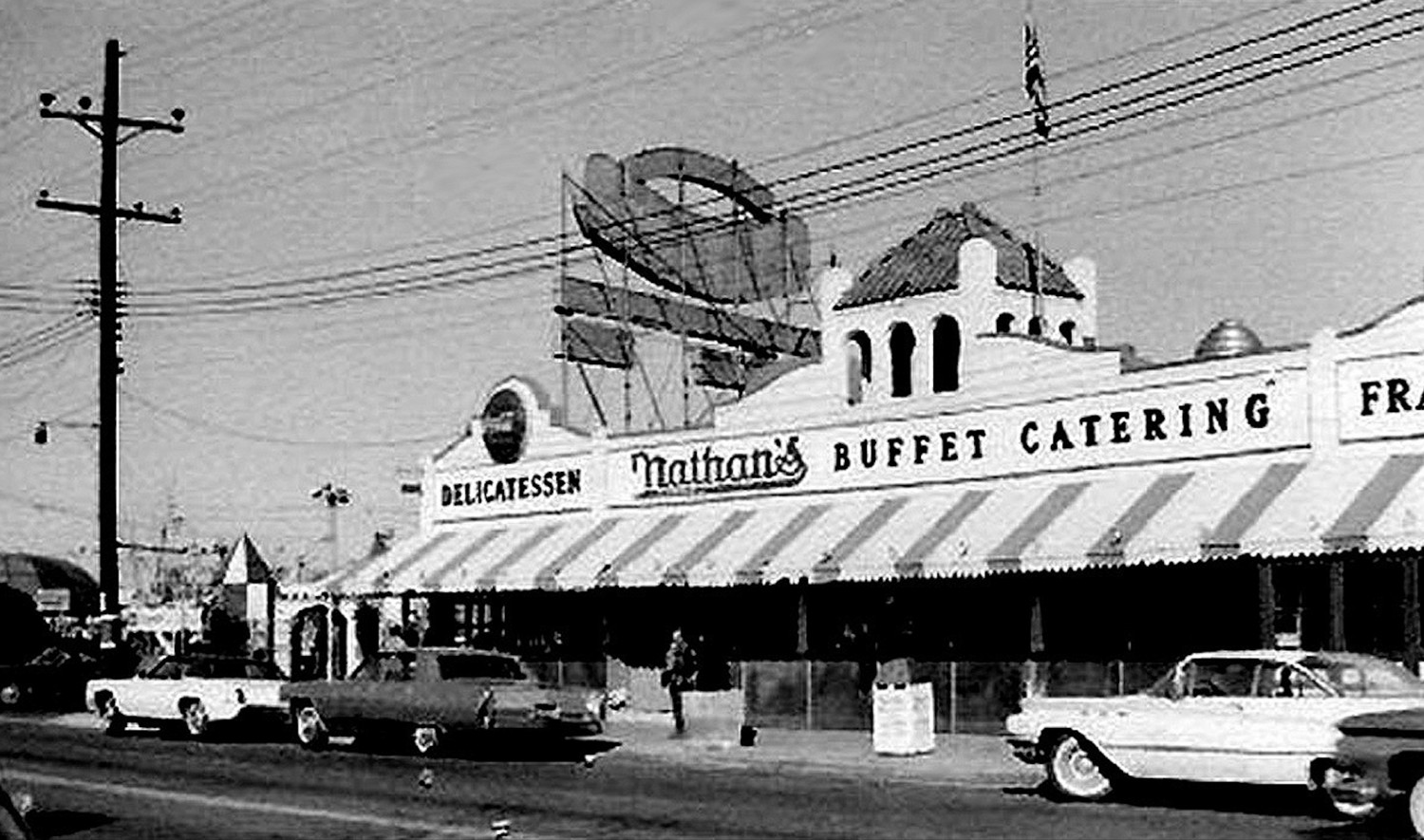 The site features many historical photos of Oceanside from the 1950s and 60s. Nathan’s in Oceanside was the first of the hotdog restaurant chain to open outside of Coney Island.