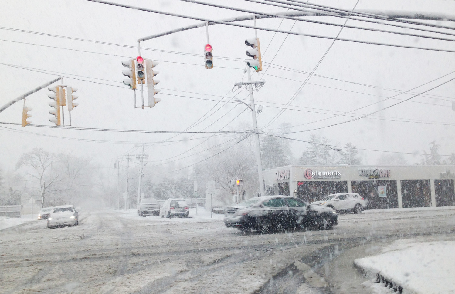 For the fourth time in March, the National Weather Service was predicting that a nor'easter would blow into the Long Island Region. This one was expected to hit Wednesday. Above, a view of Merrick Road in Merrick during the March 7 nor'easter, which dropped four to six inches of snow across Nassau County.