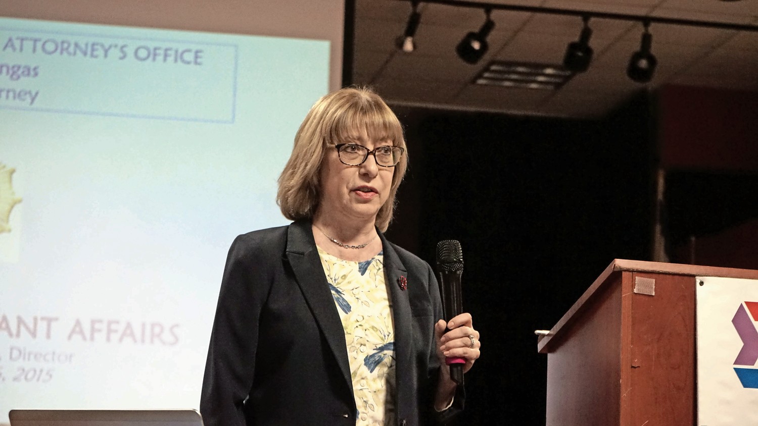 Silvia Finkelstein, director of immigrant affairs for the Nassau County District Attorney’s Office, talked about the rising fear of law enforcement among immigrants at a conference in Oceanside earlier this year.