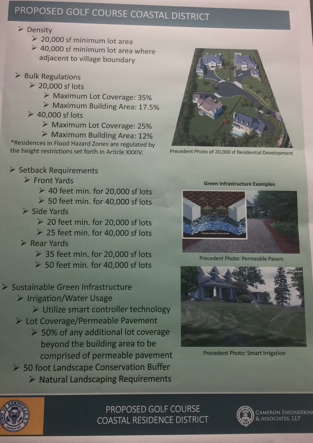 The proposed town Golf Course Coastal Residence Overlay District would restrict building on golf courses situated on what is considered environmentally sensitive land.