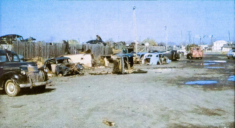 The original Freeport Junk Yard in the 1950's