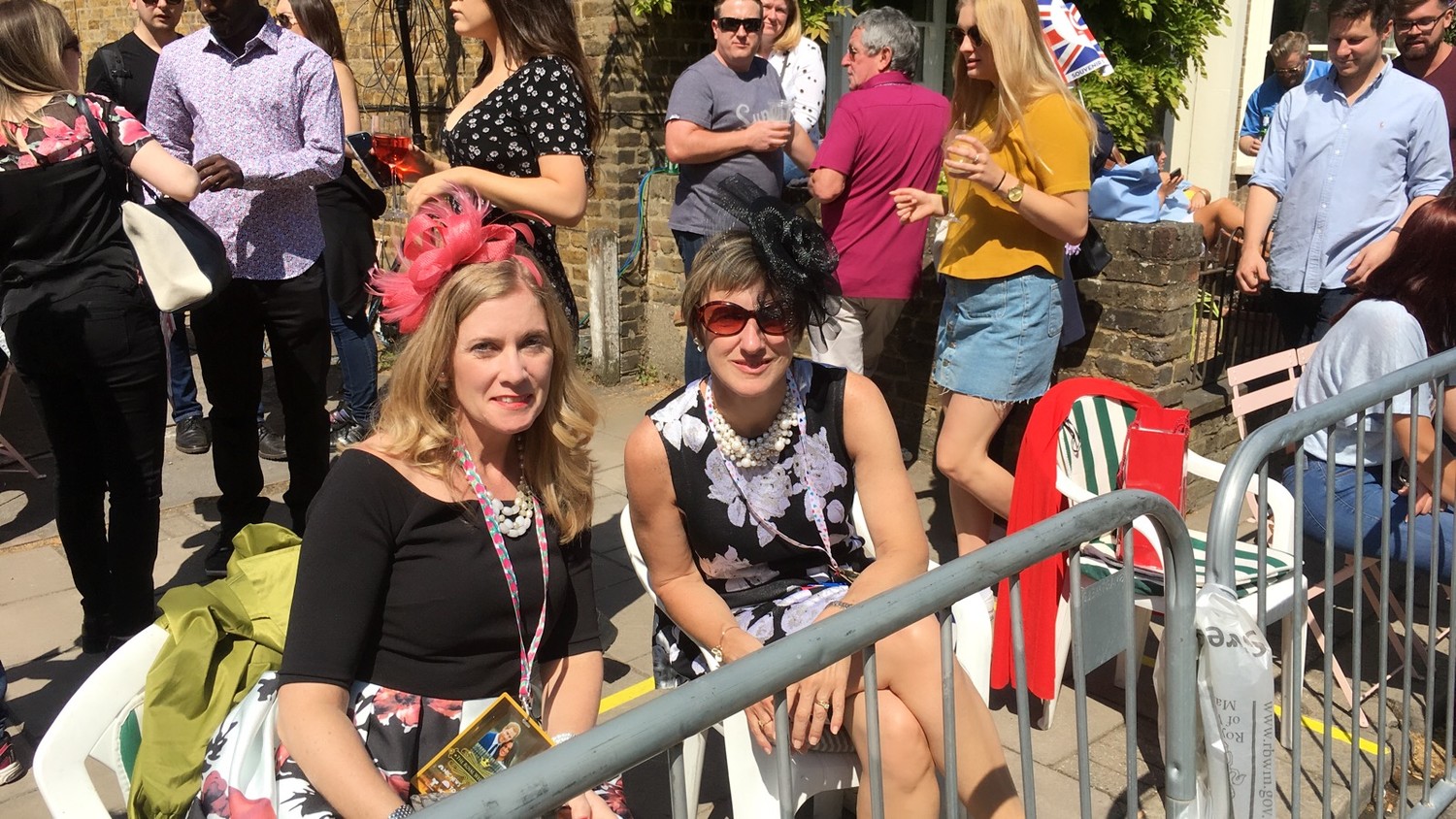 Cara Maloney and Nanette Lavin watched the royal wedding in England last month after they won a contest from “The Today Show.”